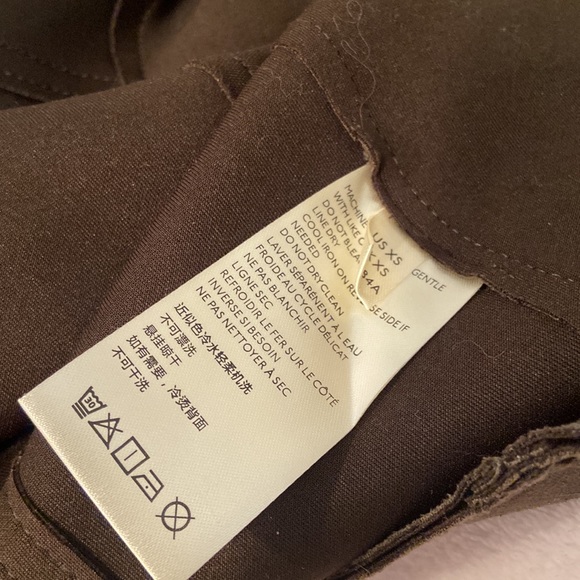 By Anthropologie Olive Green Faux Suede Open Cropped Jacket - Picture 4 of 4